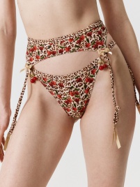 Трусы в наборе с поясом для чулок Bless черный