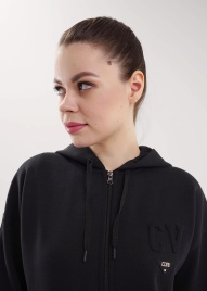 CLE LJ15-100 черн Толстовка женская