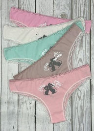 Трусы для женщин ( бразиллиана/молодежные/кружевные) 191362