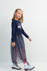 20210200366, Платье детское для девочек Varta,  80%Хлопок/20%ПЭ, АКУЛА