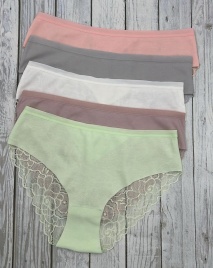 Трусы для женщин (средний размер/однотонные/бесшовные) 84010-2