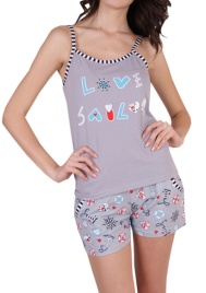 Пижамы для женщин с шортами (узкие бретельки) 80406