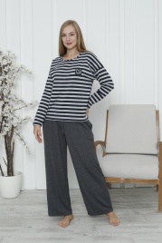 Пижамы для женщин (длинный рукав с брюками) 99072