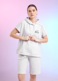 CLE LSH26-1229/1 мел Шорты женские