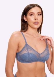 Бюстгальтер жен. Berty серый Soft bra, 0120264112