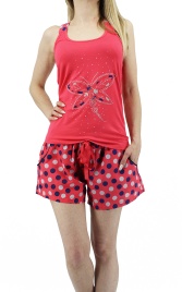 Пижамы для женщин с шортами (широкие бретельки/вискоза) 92078