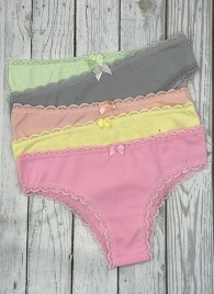 Трусы для женщин (бразилиана/молодежные/кружевные) 191256
