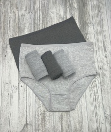 Трусы в рубчик для женщин ( большой размер/однотонные) 10043-82