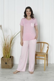 Пижама для женщин ( футболка с брюками) 99077