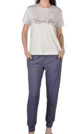 Пижамы для женщин с брюками ( с футболкой) 22012