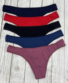 Стринги для женщин ( молодежные/однотонные) 9003-2