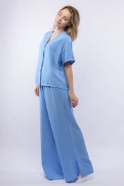Комплект жен. (блузка и брюки) Benuela голубой Pajamas, 0120243099