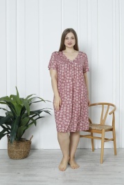 Сорочка для женщин большой размер (короткий рукав) 70183