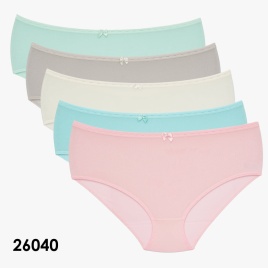 Трусы для женщин ( средний размер/однотонные) 26040-5
