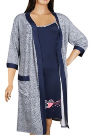 Халат и сорочка для женщин (вискоза) 14594