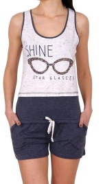 Пижамы для женщин с шортами (широкий бретельки/вискоза) 90267