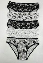 Трусы для женщин 5 шт (молодежные/аппликация) 17700