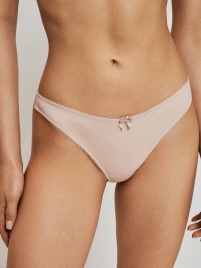 Трусы стринг жен Vega серый