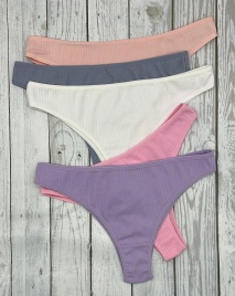 Бразилиана в рубчик для женщин (молодежные/однотонные) 92243-2