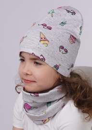 CLE 525768гн Шапка детская для девочки
