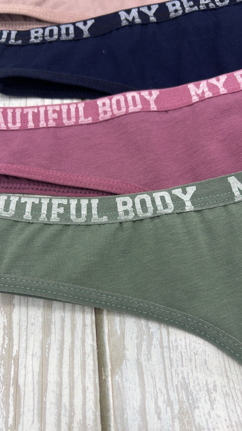 Стринги для женщин ( молодежные/однотонные) 15573 фото 3
