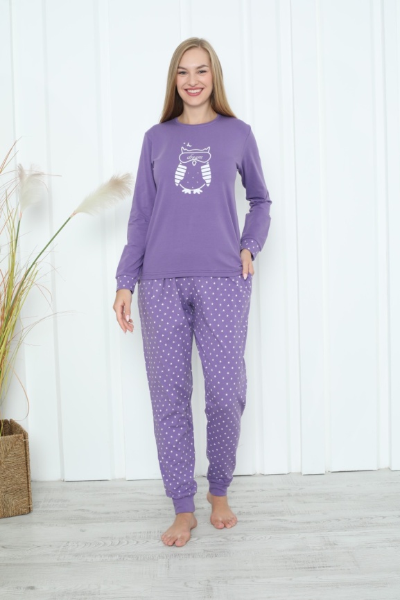 Пижама для женщин  (длинный рукав с брюками) 96700 фото 1