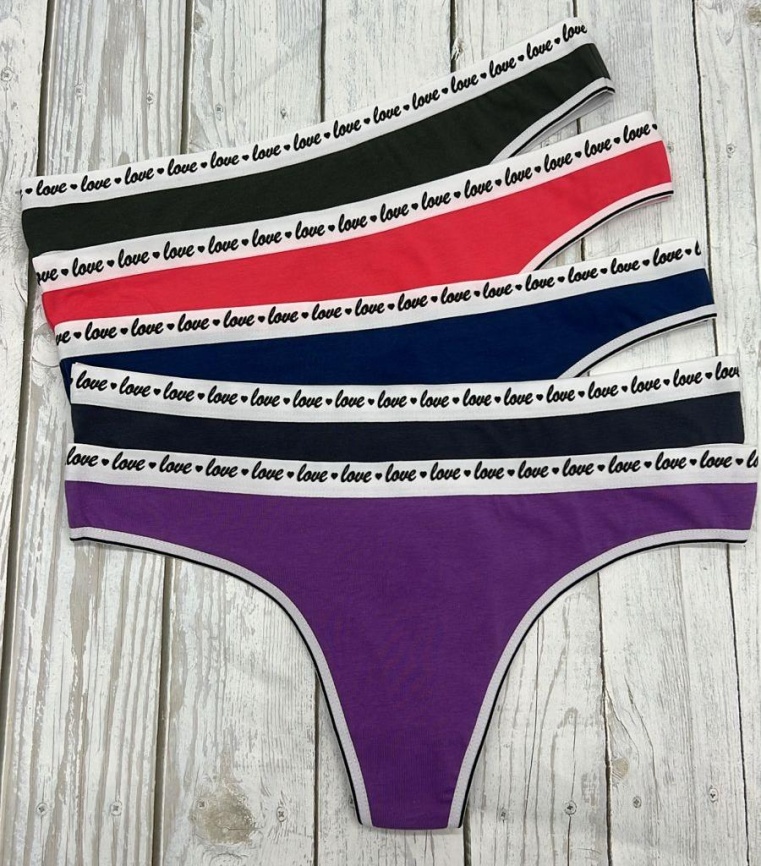 Стринги для женщин ( молодежные/однотонные) 198247 фото 1