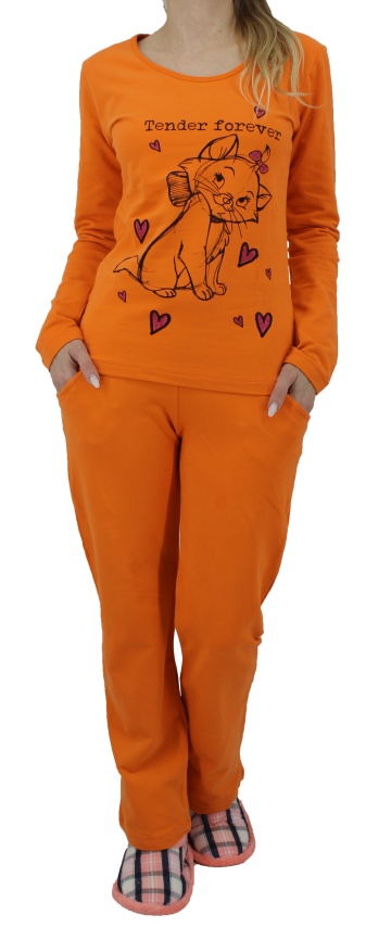 Пижамы для женщин с брюками (длинный рукав/утепленные) 88020 фото 4