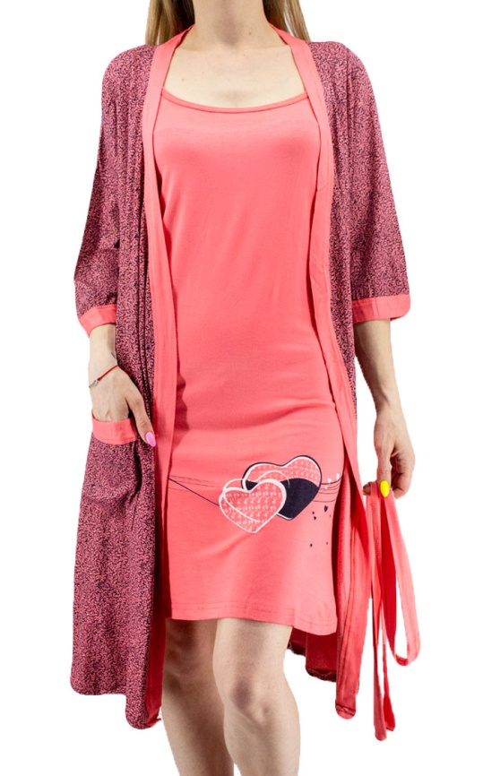 Халат и сорочка для женщин (вискоза) 14594 фото 3