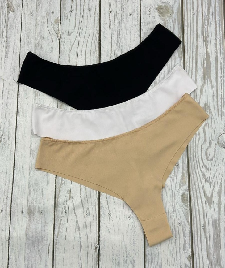 Трусы бесшовные для женщин (бразилианка/молодежные) 92500-1 фото 1