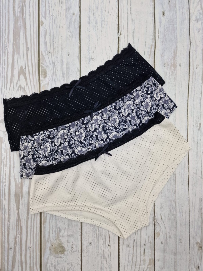 Шорты для женщин 3 шт (молодежные) 4001-2 фото 1