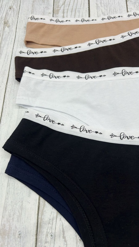 Трусы для женщин ( бразилиана/молодежные/однотонные) 91509 фото 3