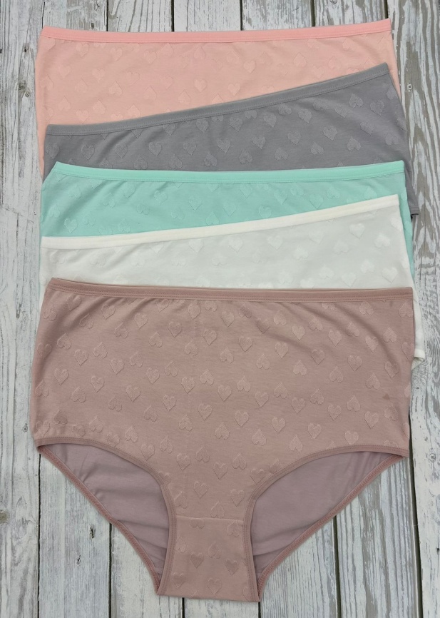 Трусы для женщин ( большой размер/однотонные) 10130-2 фото 1