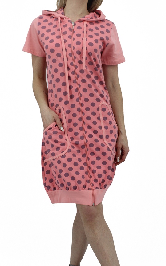 Халат для женщин (с молнией/с капюшоном) 83110 фото 1