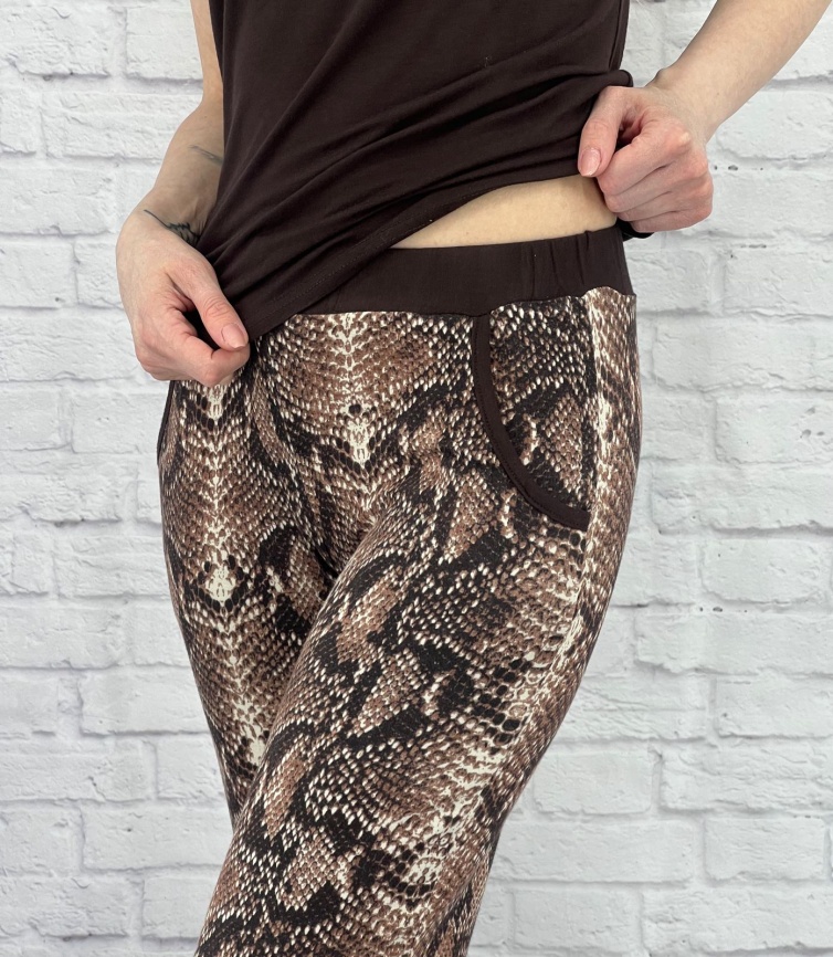 Пижамы для женщин с брюками (короткий рукав/вискоза) 90101 фото 4