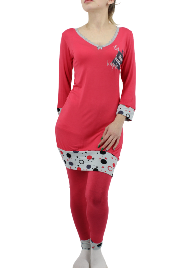 Пижама для женщин с ласинами 151004 фото 1
