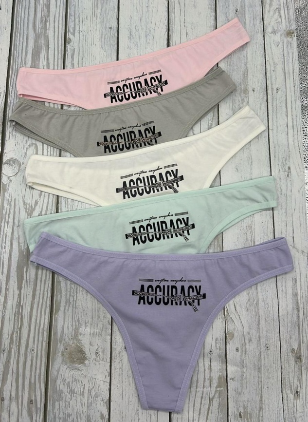 Стринги для женщин (молодежные/однотонные) 15588 фото 2