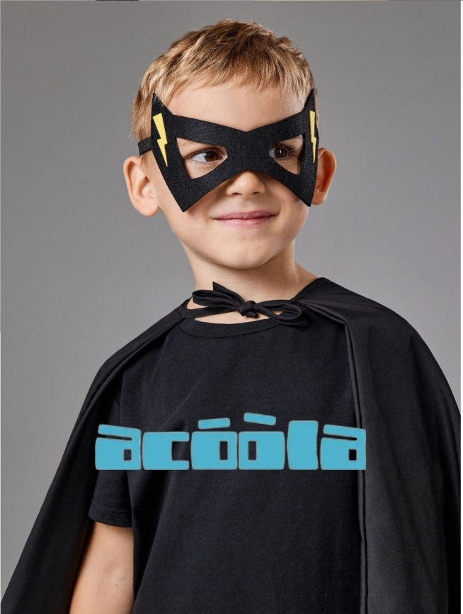 20106520004, Маска карнавальная детская Burn,  Текстиль(ПЭ), АКУЛА фото 2