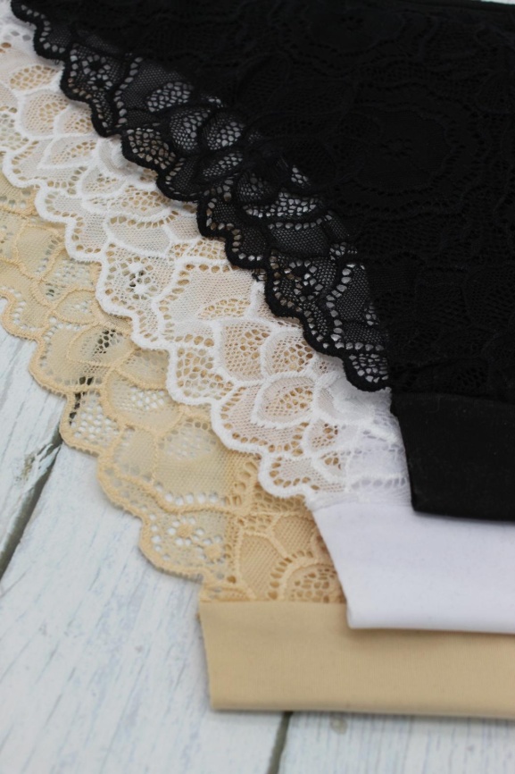 Трусы бесшовные для женщин (молодежные/кружевные) 83278-1 фото 2