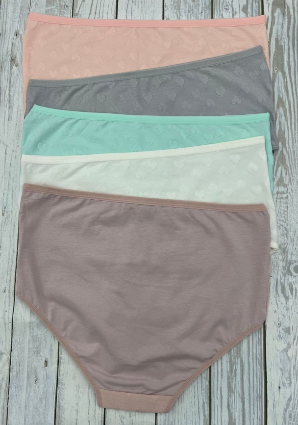 Трусы для женщин ( большой размер/однотонные) 10130-2 фото 2