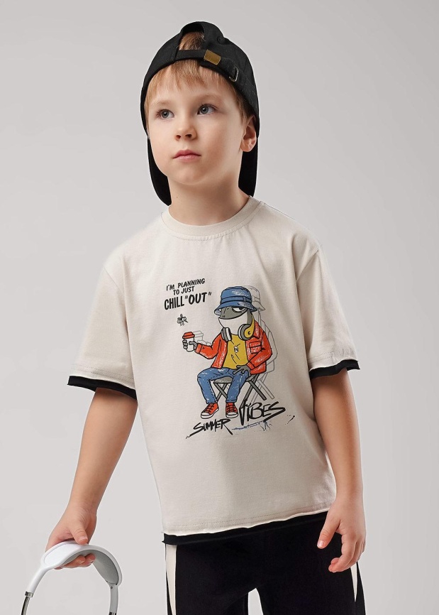 CLE 867323/12кд_п Футболка детская для мальчика фото 1