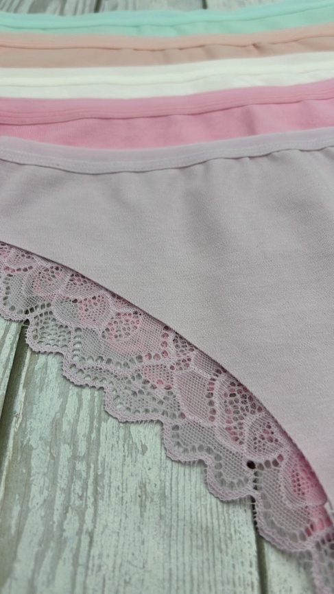 Трусы бесшовные для женщин (молодежные/кружевные) 83010-2 фото 3