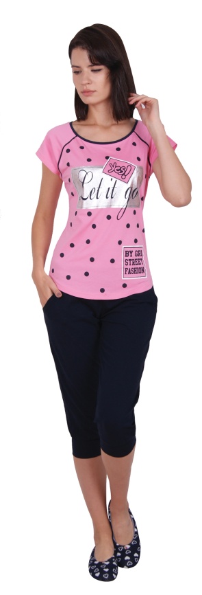 Пижамы для женщин с бриджами (короткий рукав) 82400 фото 1