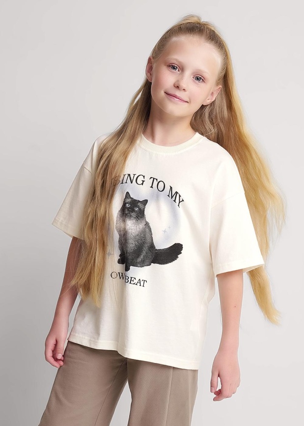 CLE 756885/25кд_п3 Футболка детская для девочки фото 1