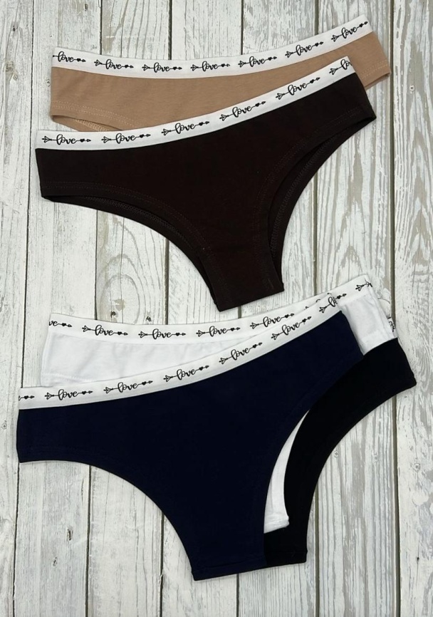 Трусы для женщин ( бразилиана/молодежные/однотонные) 91509 фото 2