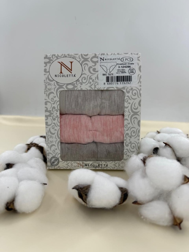 Трусы для женщин 3шт ( средний размер) 124286 фото 3