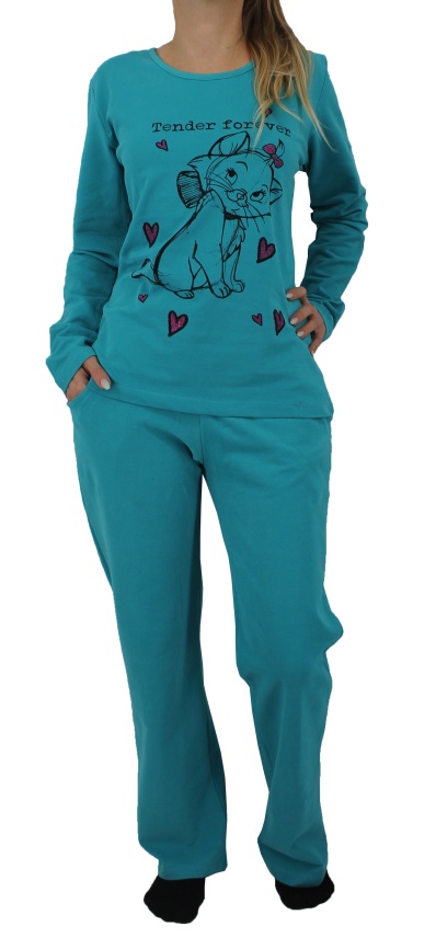 Пижамы для женщин с брюками (длинный рукав/утепленные) 88020 фото 2