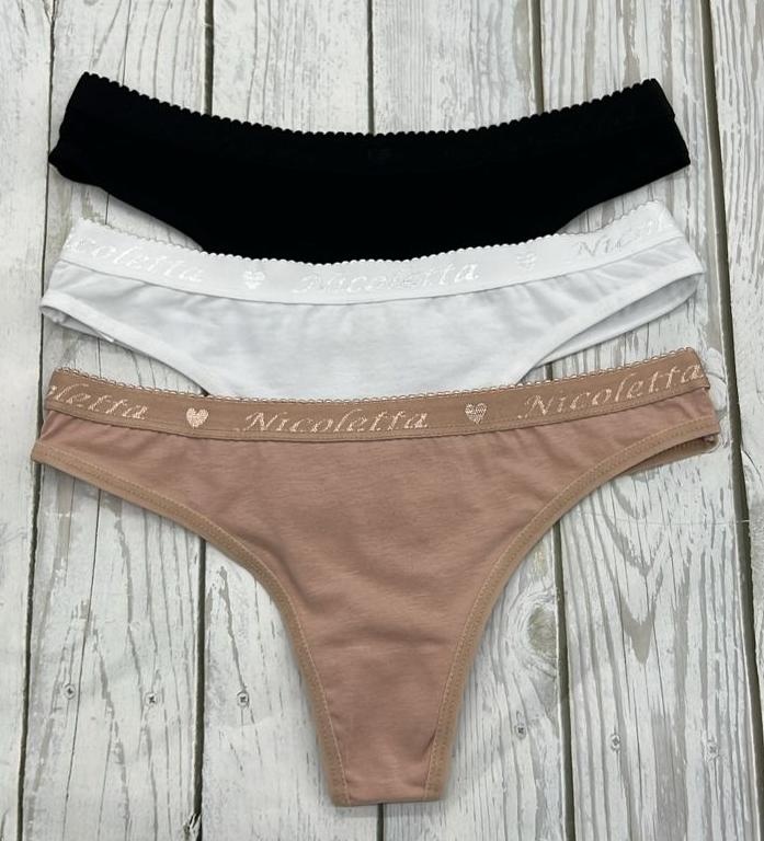 Трусы для женщин (стринги/однотонные) 198149-1 фото 1