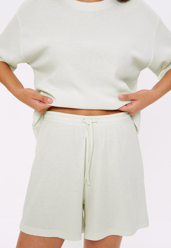 Комплект жен.(блузка и шорты) Olana светло-серый Pajamas, 0120243002 фото 4