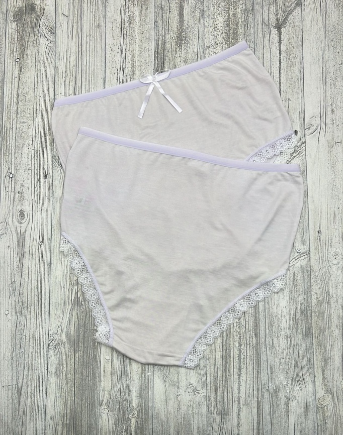 Трусы бамбук для женщин( большой размер/однотонные) 10302 фото 3